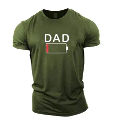 Sports Running Loose Fit Low Power Graphic Short Sleeve - Green - View 1