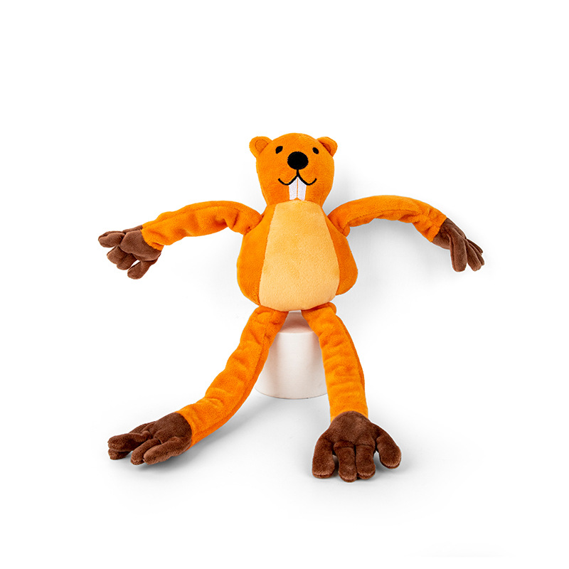 لعبة محشوة لكلاب المنزل للتدريب التفاعلي على شد الحبل، مع لعبة مضغ وصوت لتخفيف الملل