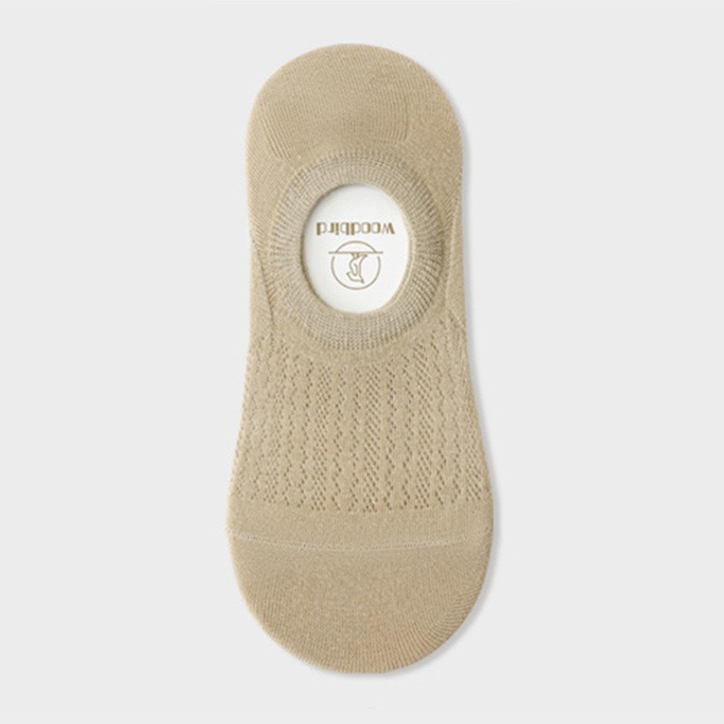 Women's Summer Mesh Thin Invisible Socks Solid Color Breathable Low Top Silicone Non Slip No... thumbnail 4