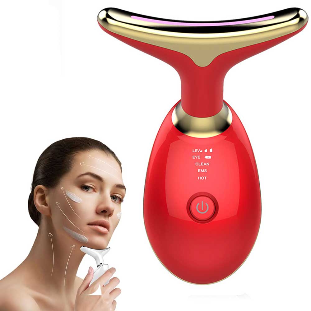 Neck Face Massager Face Sculpting Tool 3 Colour Modes And Vibration For Facial Massager For Double Chin image 8