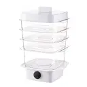 Multi-layer Dish Cover Heat Preservation Kitchen Cover Dining Table Leftover Storage Box Transparent Stack Cooking Hood Steamer view 3