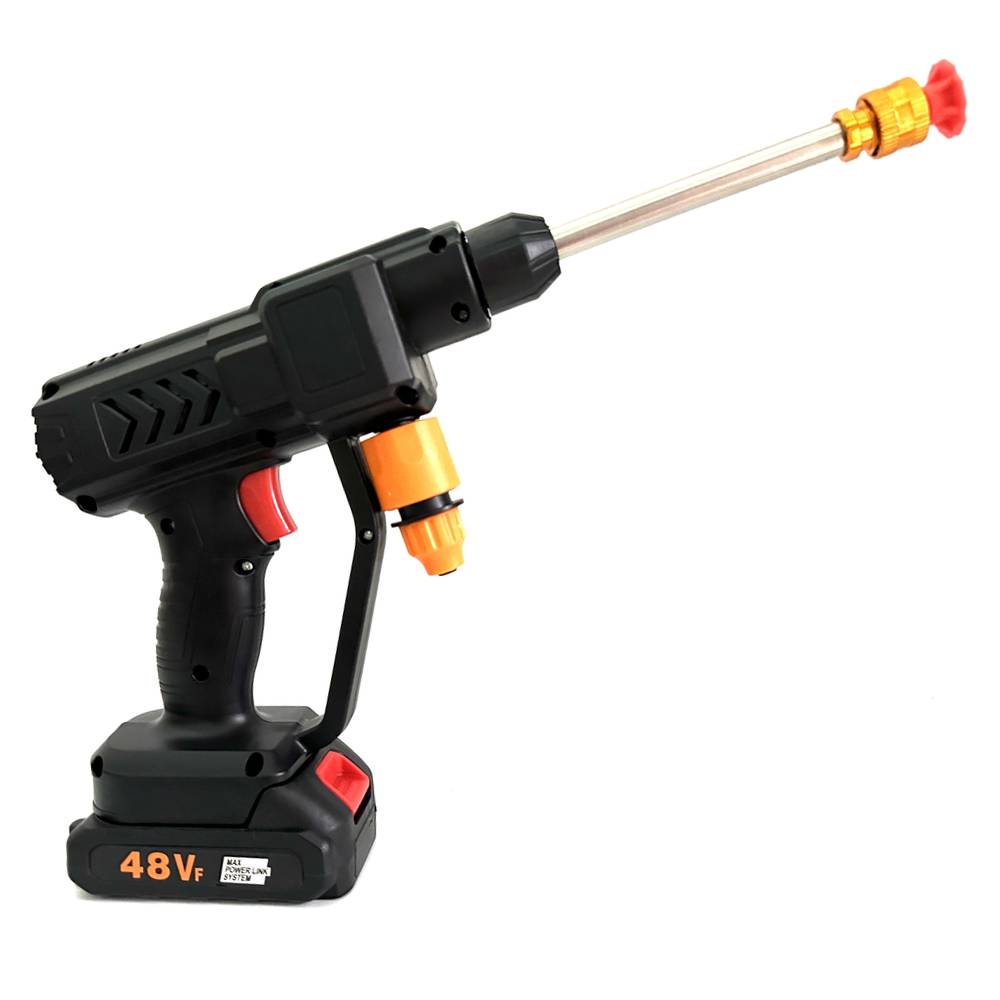 2 Battery Cordless Car High Pressure Washer Jet Water Wash Cleaner Gun Portable 9