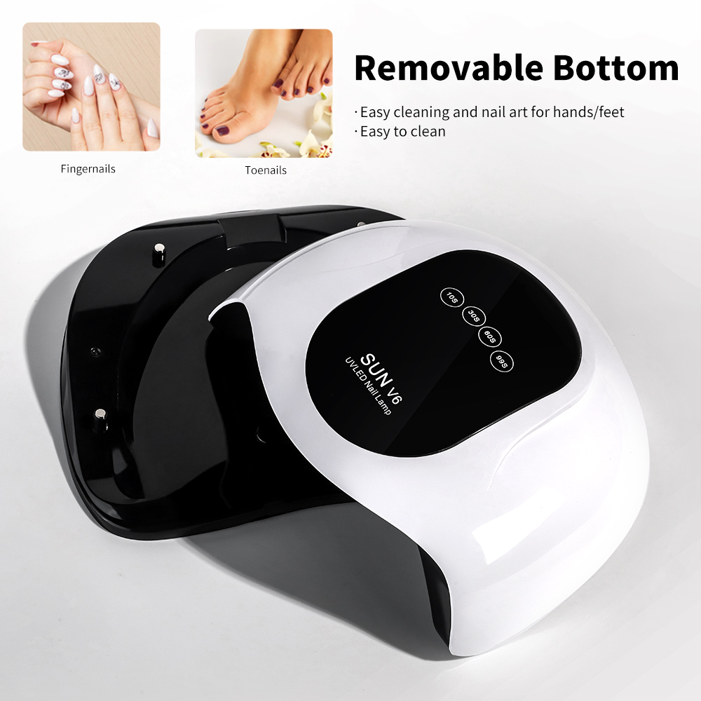 UV Light For Nails, LED Nail Light For Gel Polish, Fast Nail Dryer With Automatic Sensor, 4 Timer Setting, Small & Portable, UV LED Nail Lamp For Fingernail And Toenail 3