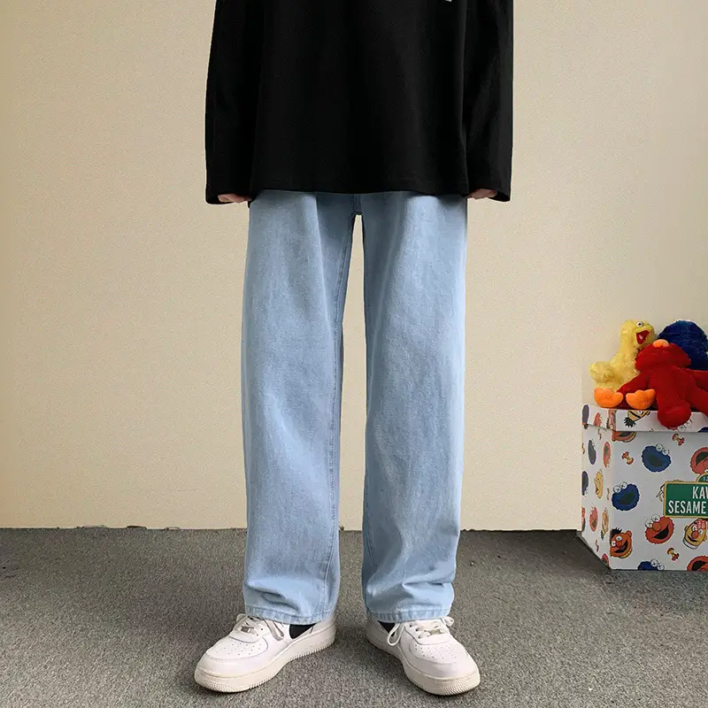 Men's Fashion Loose Straight All Match Jeans
