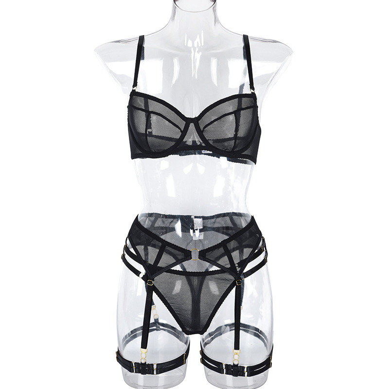 Title 5, Mesh Comfortable Slim Fit Corset Four Piece Set