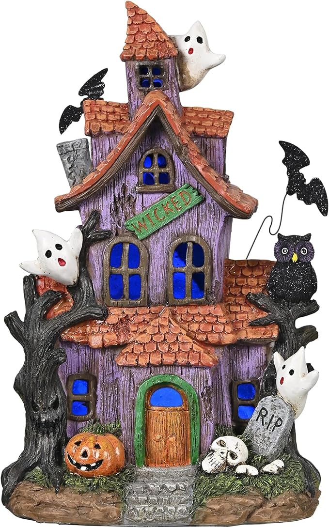 LED Halloween Village House, picture 5 of 5