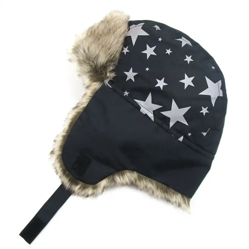 Children's Autumn And Winter Boys Lei Feng Hat Plus Velvet
