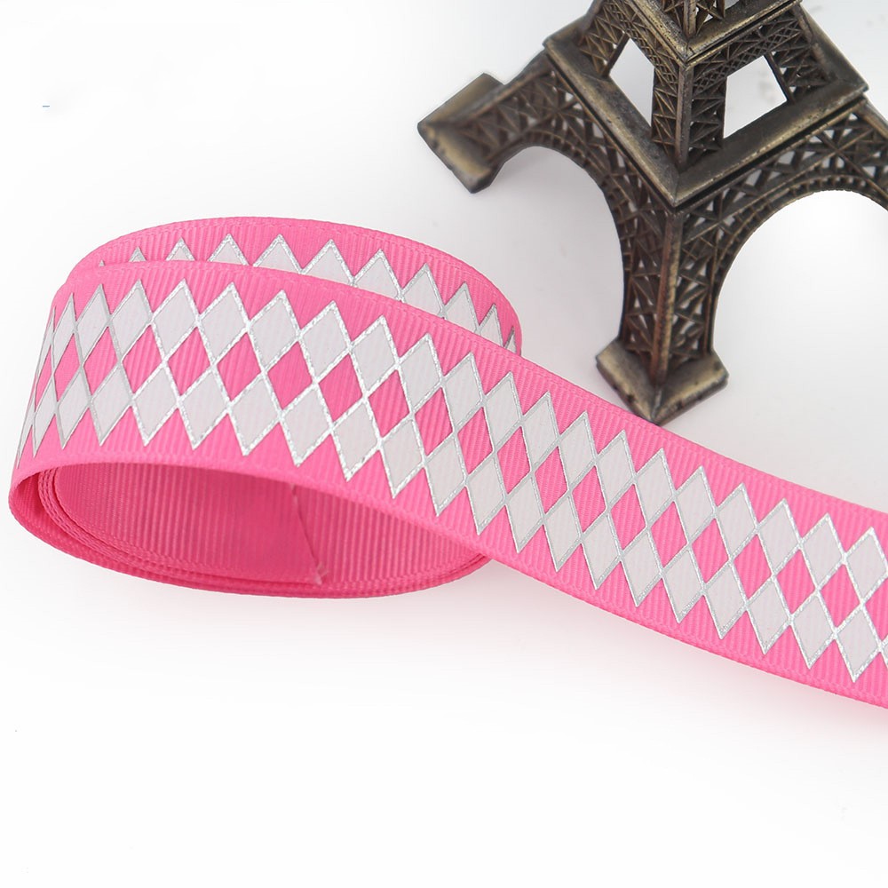 25mm Bronzing Geometric Rib Ribbon — foto 33
