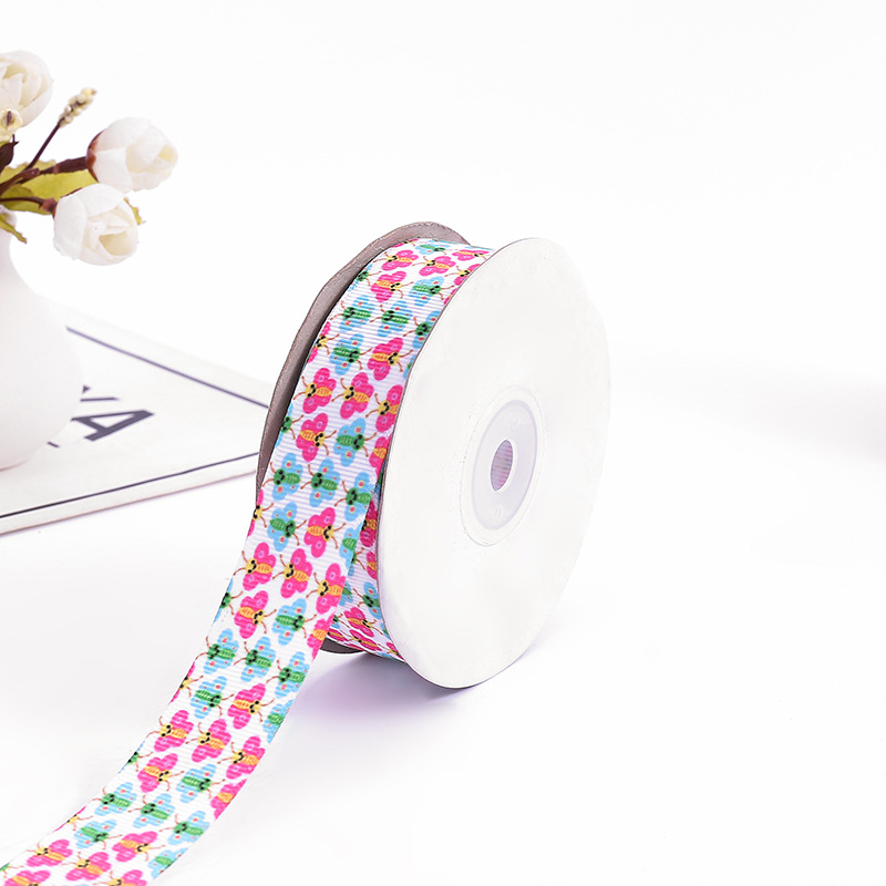 Title 4, Colorful Cartoon Printed Polyester Ribbon Thread