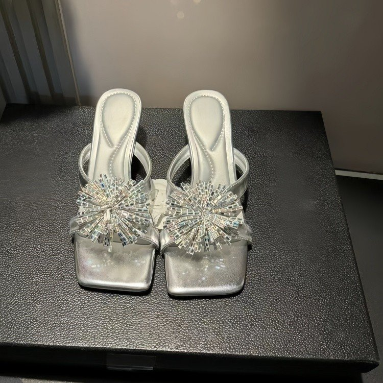 Rhinestone Chain High Heel Sandals, picture 2 of 5