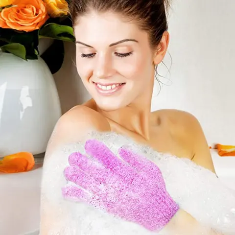 Bath Gloves Powerful Double Sided Exfoliating Towel