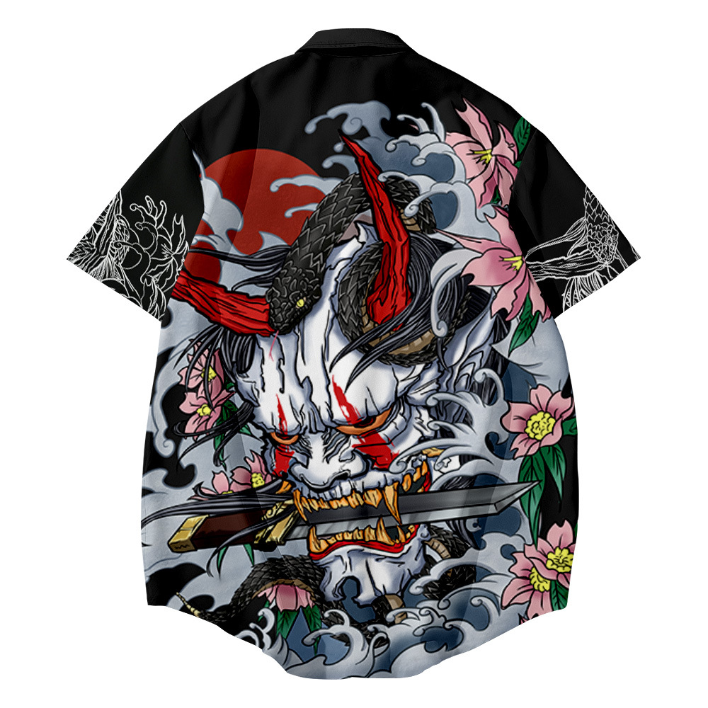 Title 3, Prajna Evil Series Herren-Shirt mit Print, lock...