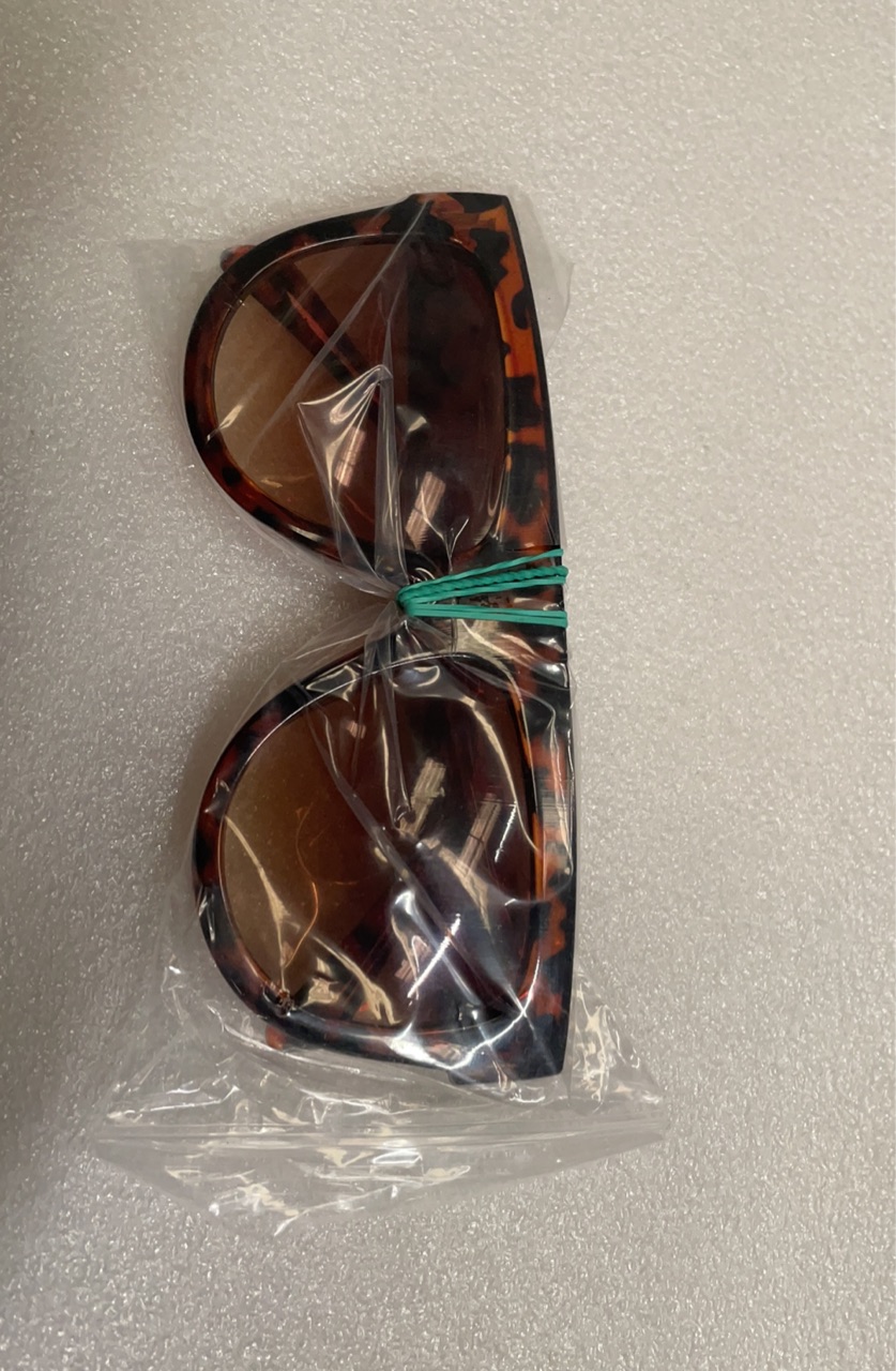 Oversized Black Leopard Womens Ladies Sunglasses Flat Top Shield Shadow — image 4