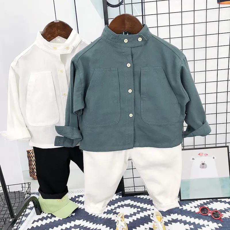 Autumn Models Of Small Children Solid Color