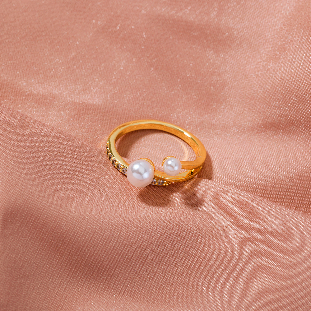 Buy Multi Colour Pearl Ring 1 Online | TALISMAN