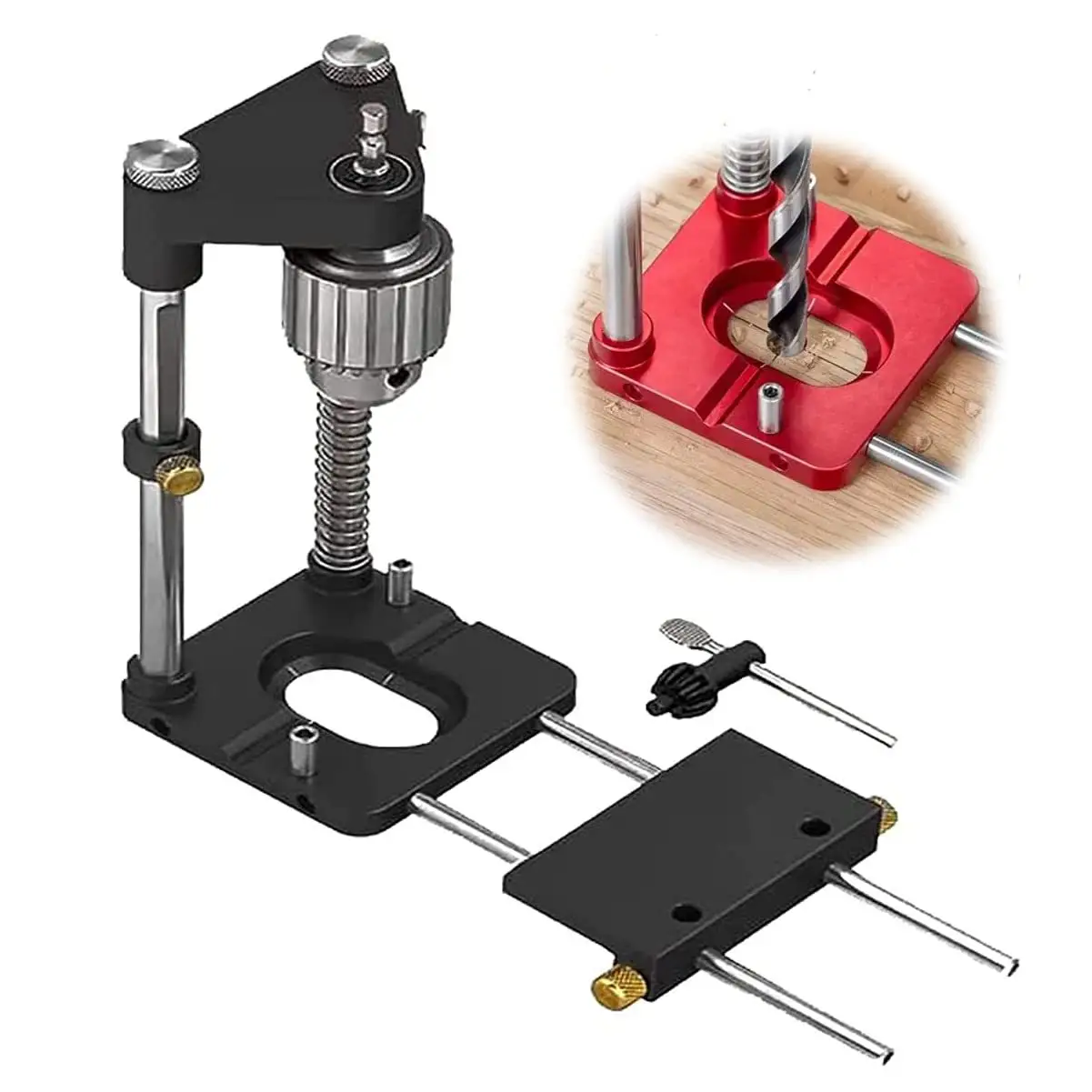 Woodworking Drill Locator Convenient Labor Saving Alloy