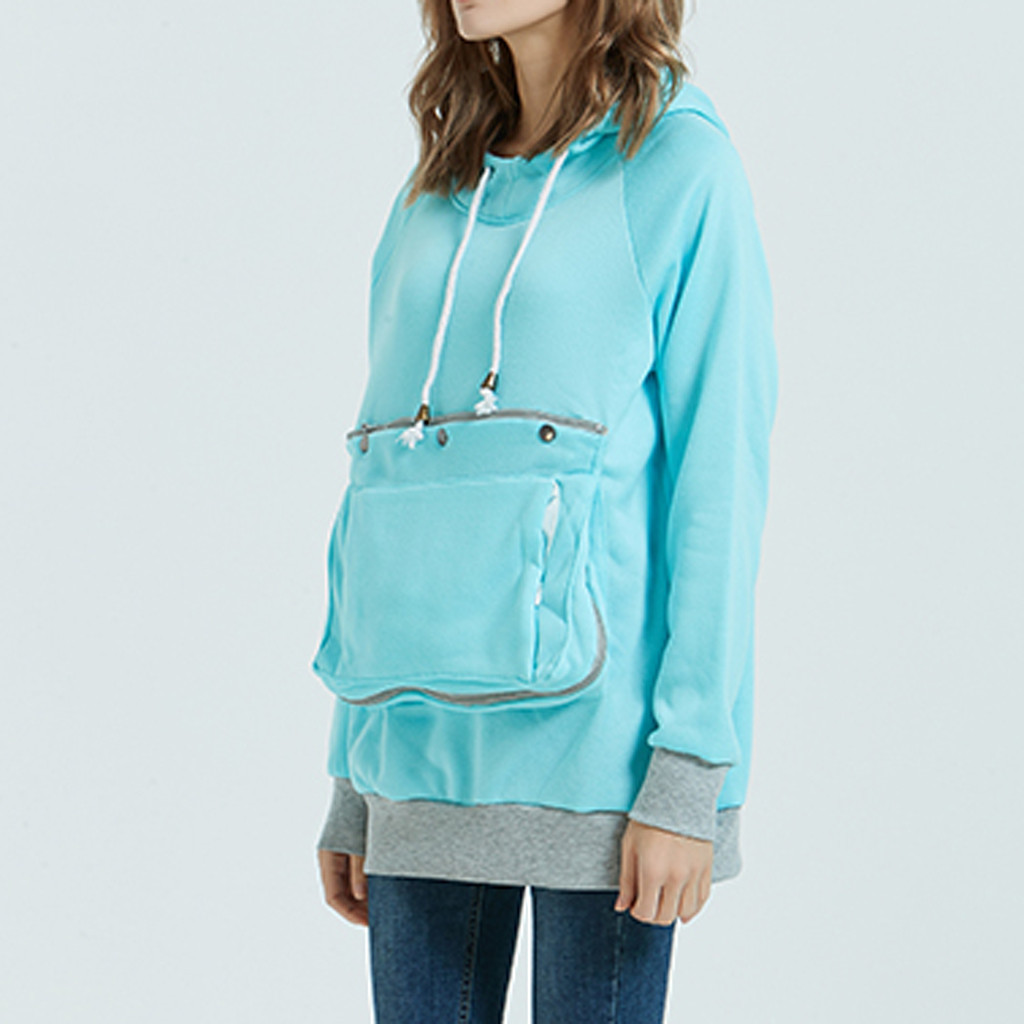 Title 15, Solid color big pocket sweater