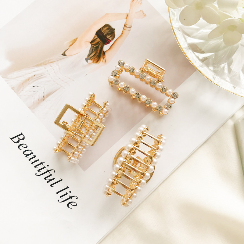 Horsetail Temperament All-match Alloy Claw Clip
