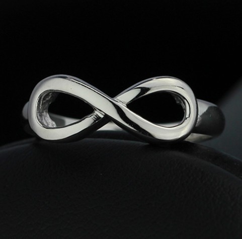 Title 1, Anello Ornamento S925 Simbolo Infinito Personal...