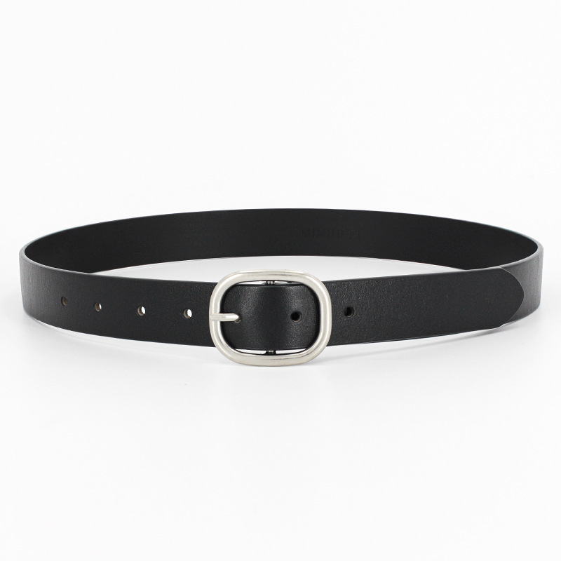 Top Layer Cowhide Women's Pin Buckle Belt