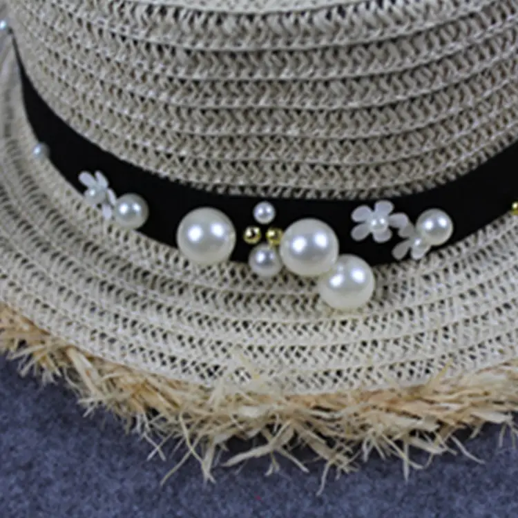 Daisy Flower Diamond Stylish Summer Top Hat