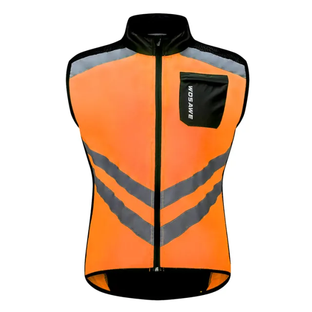 Mountain Biking Windbreaker Jacket Vest Orange - Shop at LoveMi