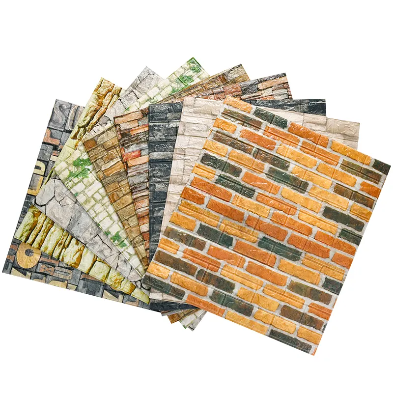 Brick Pattern Three-dimensional Self-adhesive Foam Wall Sticker