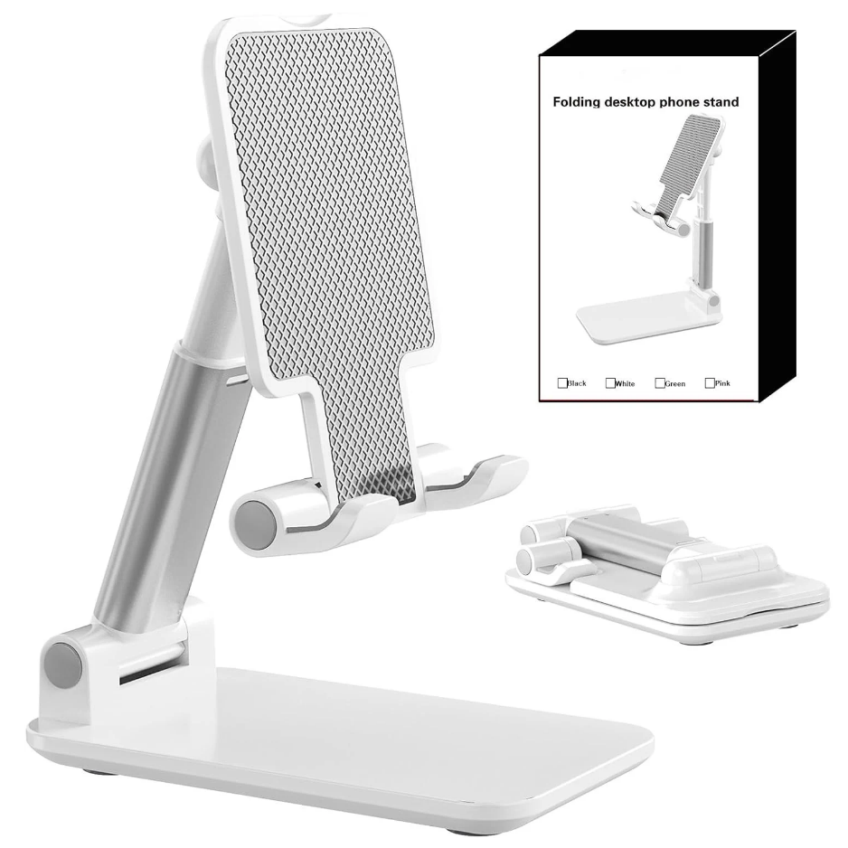 Phone Stand For Desk, Adjustable Cell Phone Holder For IPhone And Smartphones, Desktop Stand For Home, Office And Viewing