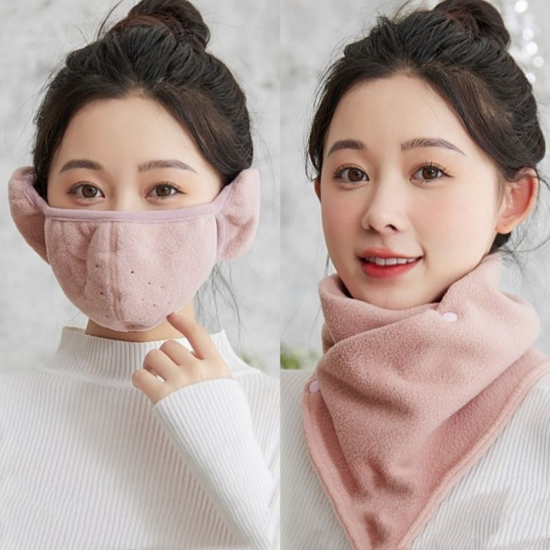 Thermal Mask Women's Thickened Cold Proof Earmuff Winter Keep Warm