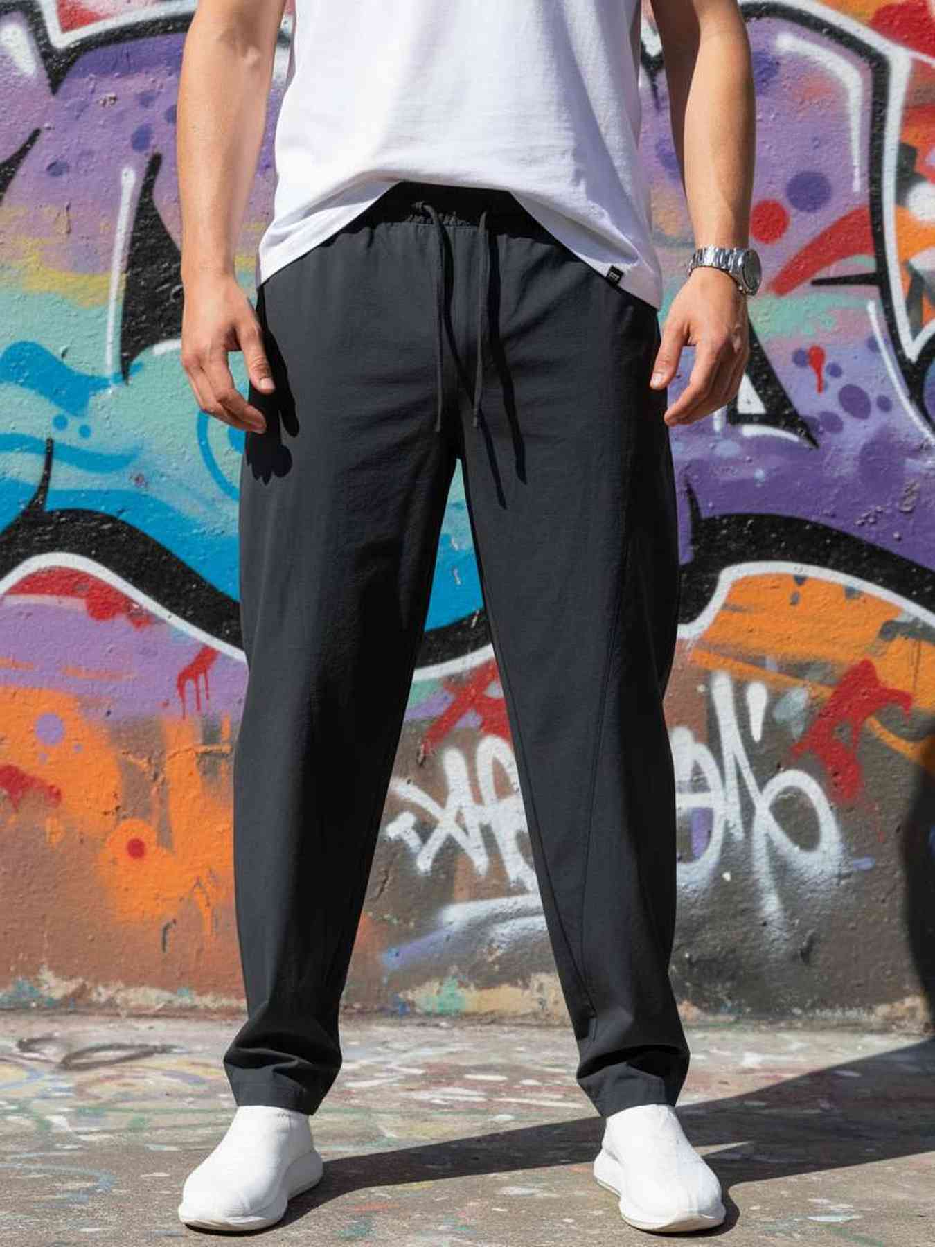 Casual Pants, Trendy And Fashionable Casual Pants, Men's Pants, Men's Pants, Long Pants, Straight Pants, Corduroy Casual Pants, Tight-fitting Casual Pants, Anti-wrinkle Casual Pants, 9-inch Pants, Men