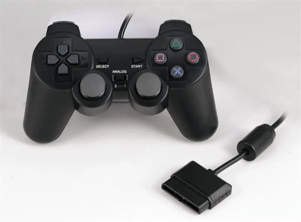 PS2 Wired Handle Game Vibration PS Naked