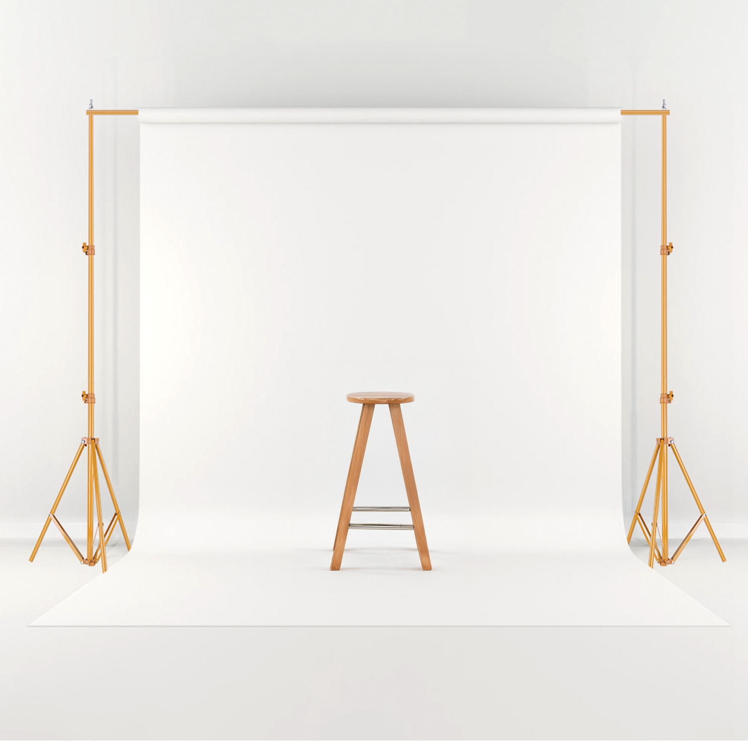 1Pc 6.5 Plus 10ft Photo Video Studio Backdrop Background Stand Adjustable Heavy Duty Photography Backdrop Support Stand Set With Carrying Bag Clamps