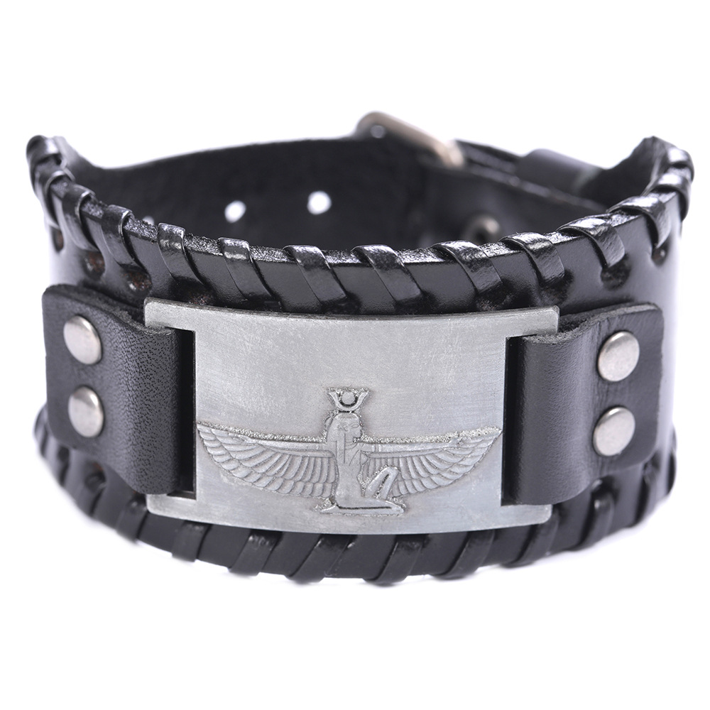 Title 14, Tarot koningin lederen armband familiecadeau