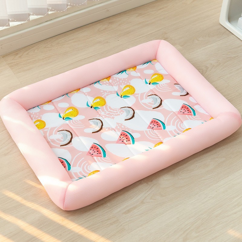 Pet Dog Cooler Sandwich Enclosure Mat Pink Watermelon - Shop at LoveMi