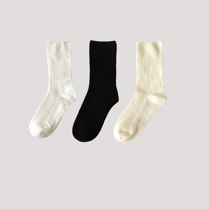 Women's Pure Cotton Stockings In Pile In Autumn And Winter