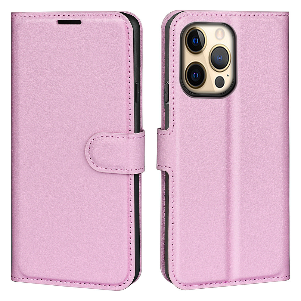 Flip Card Slot Lychee Pattern Phone Case - Image 9