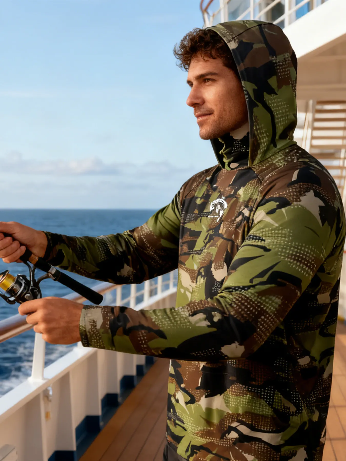 Fishing Hoodie Sailing Shirt Surfing Face Cover