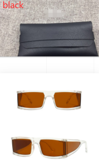 Brown With glasses bag