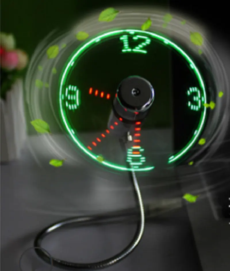 USB Fan Adjustable Mini Flexible LED Light