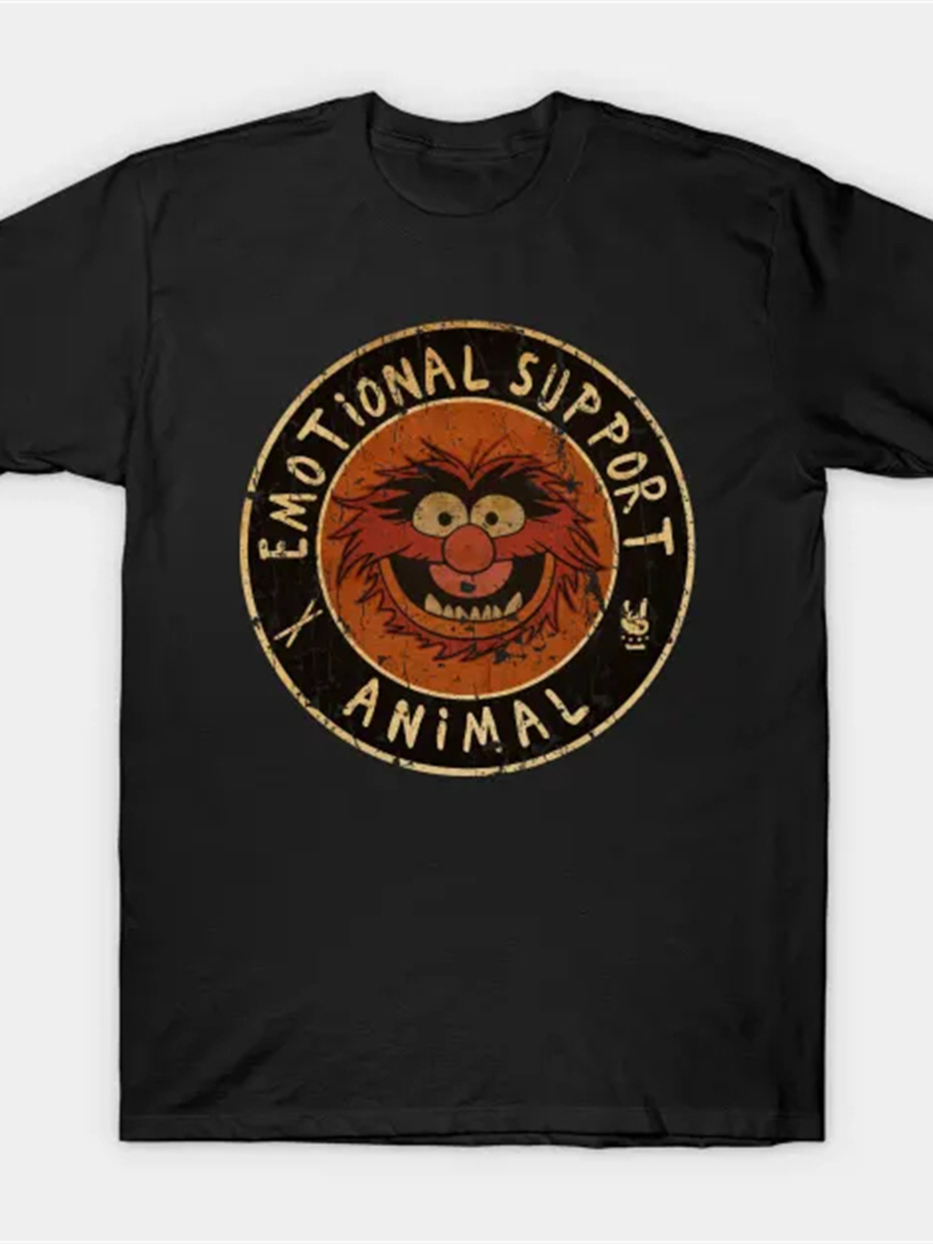 Emotionale Unterstützung Tier Shirt - Lustiges Muppets Parodie T-Shirt - Tier Fan Geschenk - Bild 1 von 1