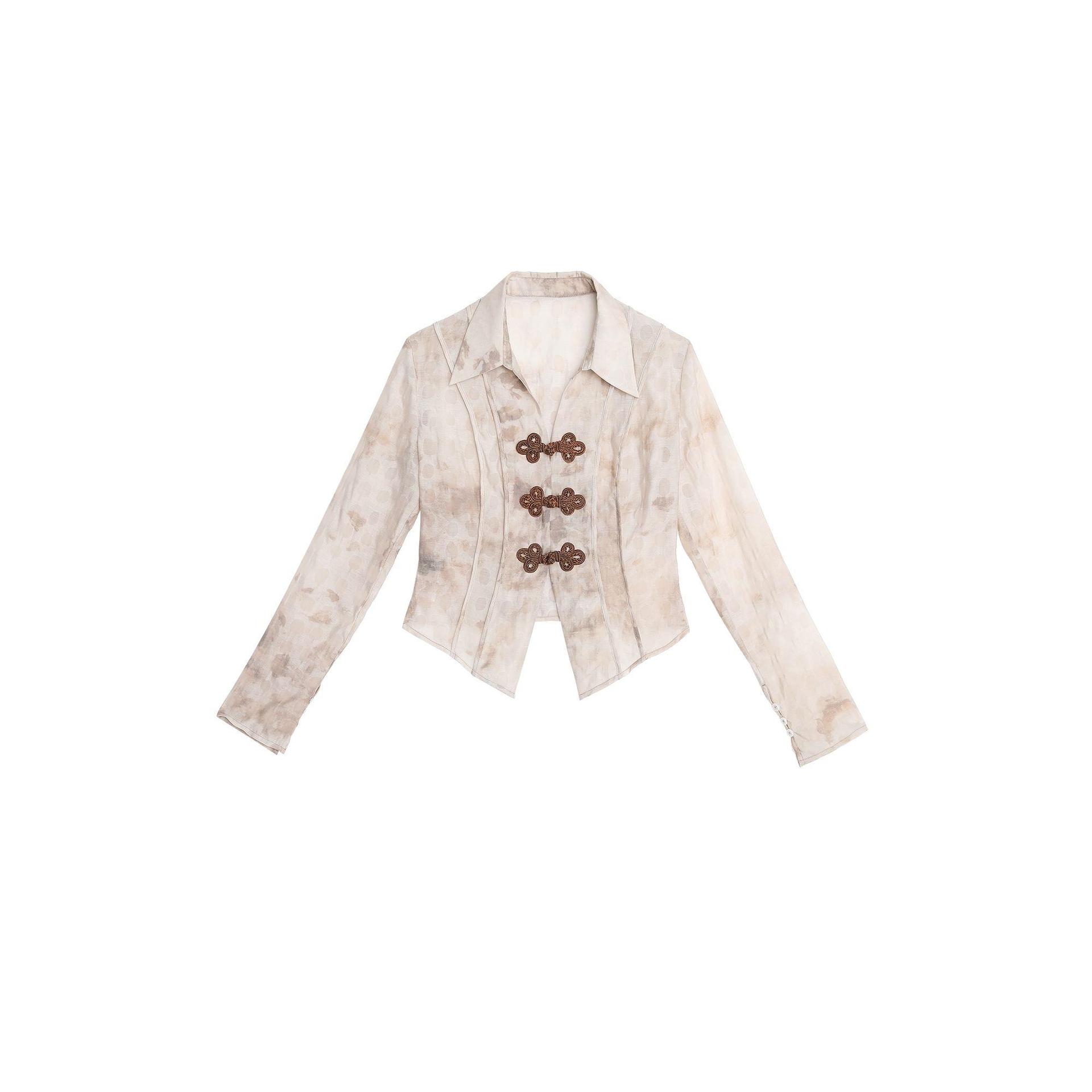 Women's Slim-fit Top With Special-interest Design Buckle