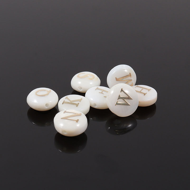 Pearl Bracelet Female English Letters