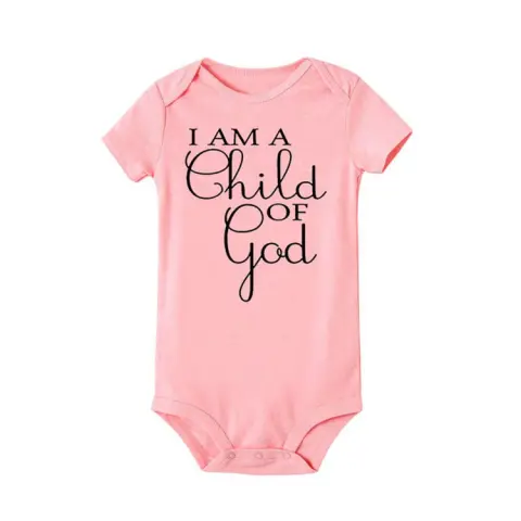 Alphabet Baby Short Sleeve Casual Bodysuit