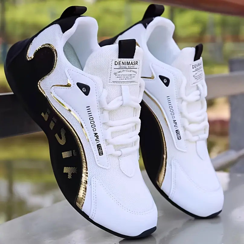 Fashion Colorblock Lace-up Sneakers
