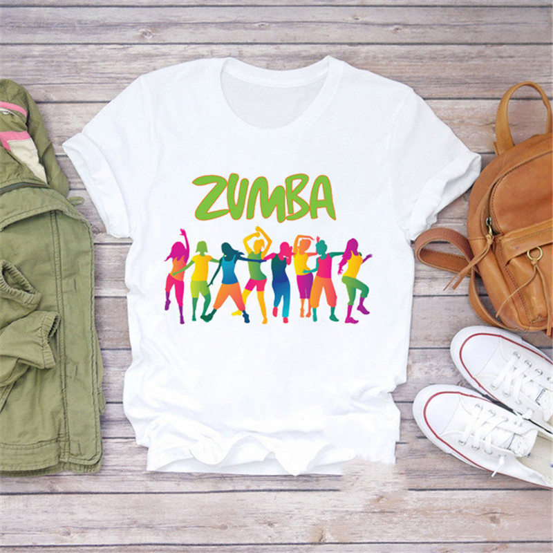 Title 6, Camiseta feminina com estampa aquarela Zumba