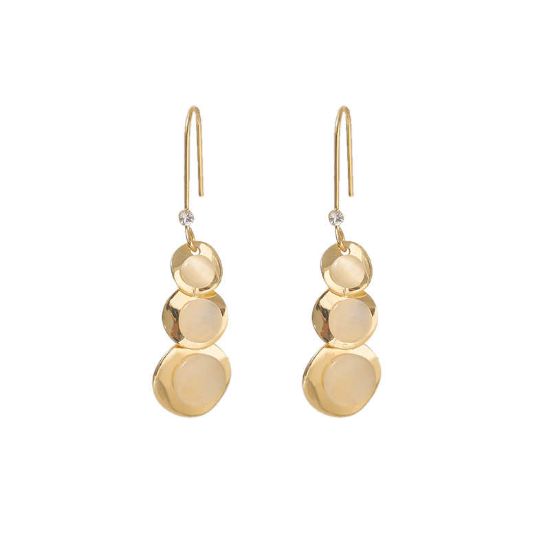 Cat Eye Light Luxury Personality Temperament Earrings