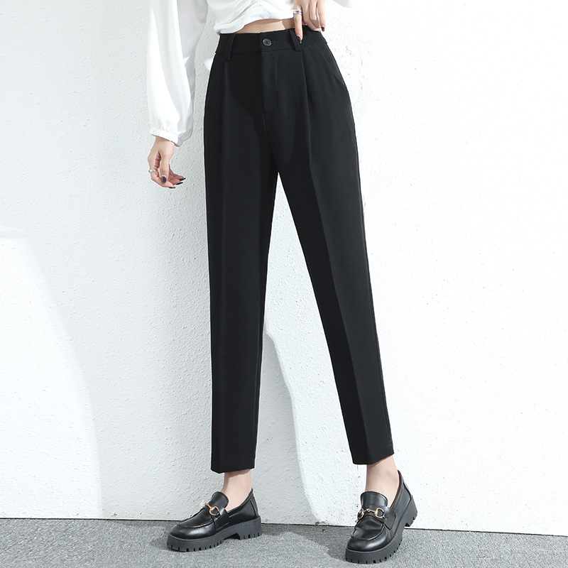 Title 6, Womens Suit Pants High Waist Loose Nine Points...