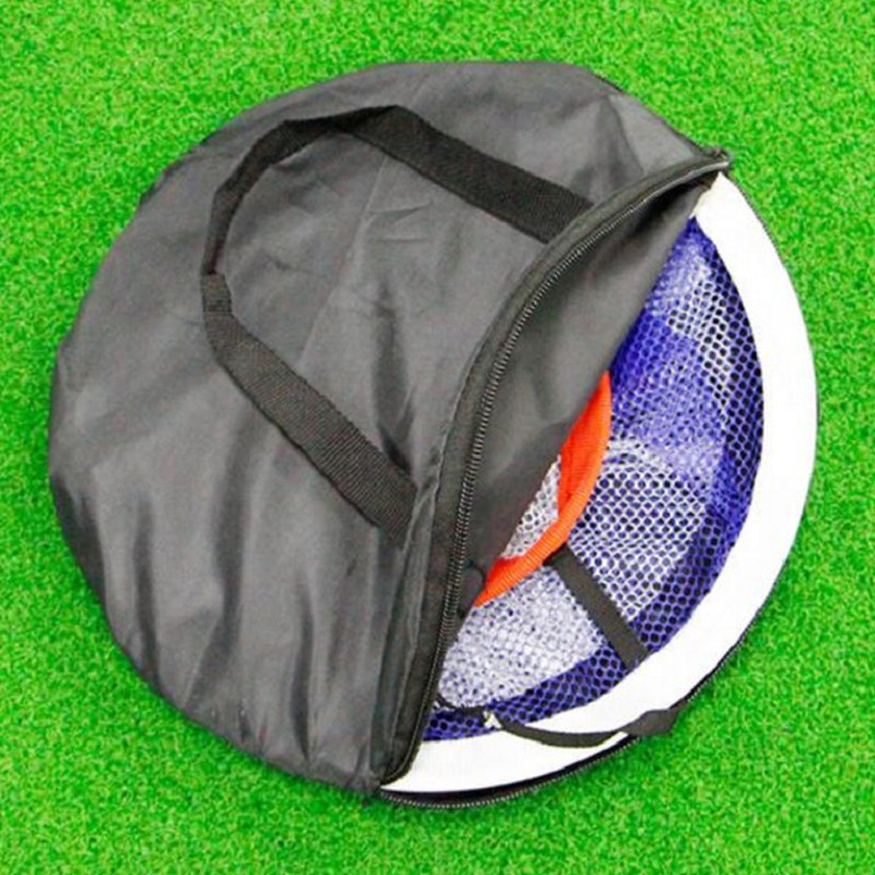 Golf Chipping Net Cage Pitching Hitting PopUP Basket Practice Training Foldable — image 8