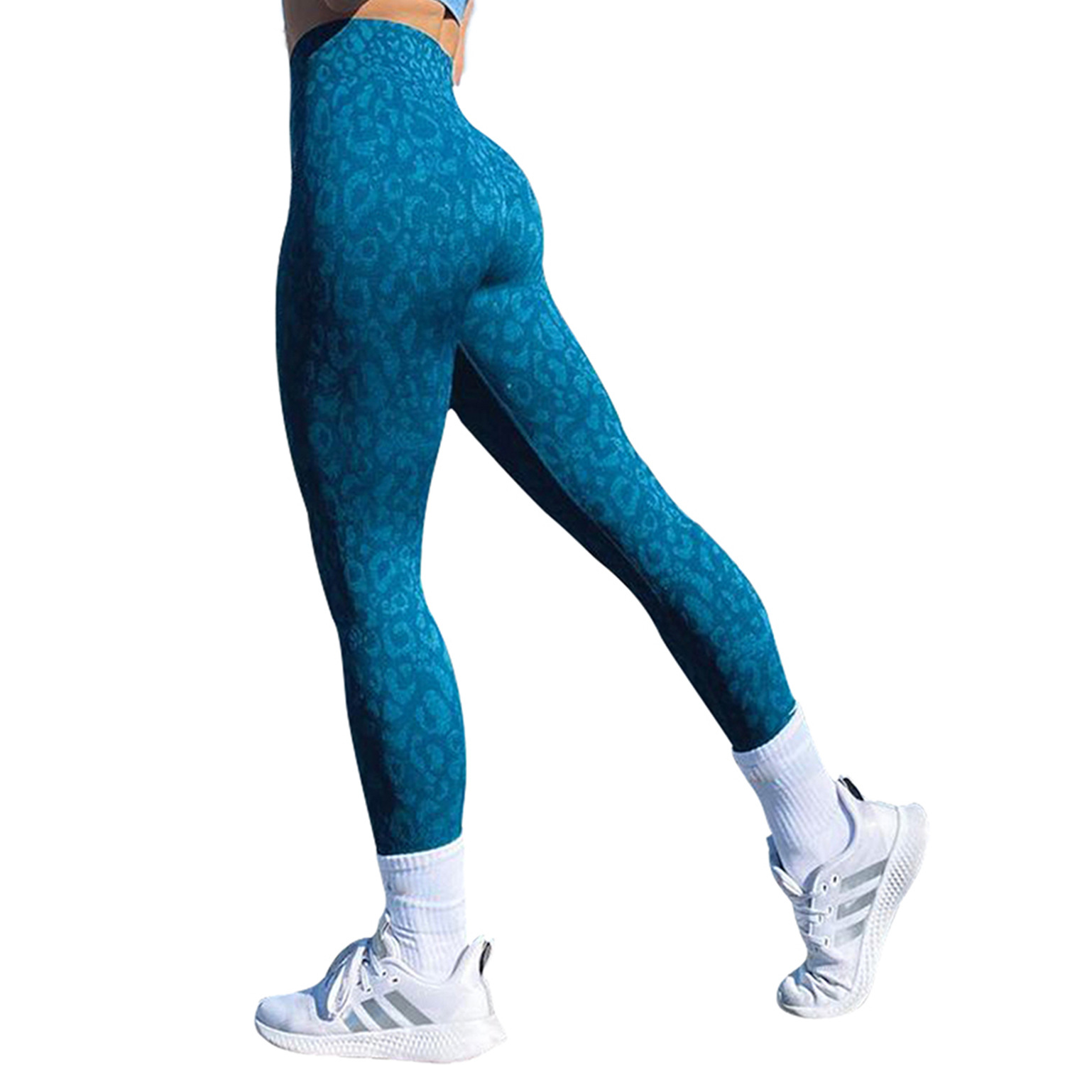 Title 5, Shark Knit Seams Fitness-Hose mit Tarn-, Zebra-...