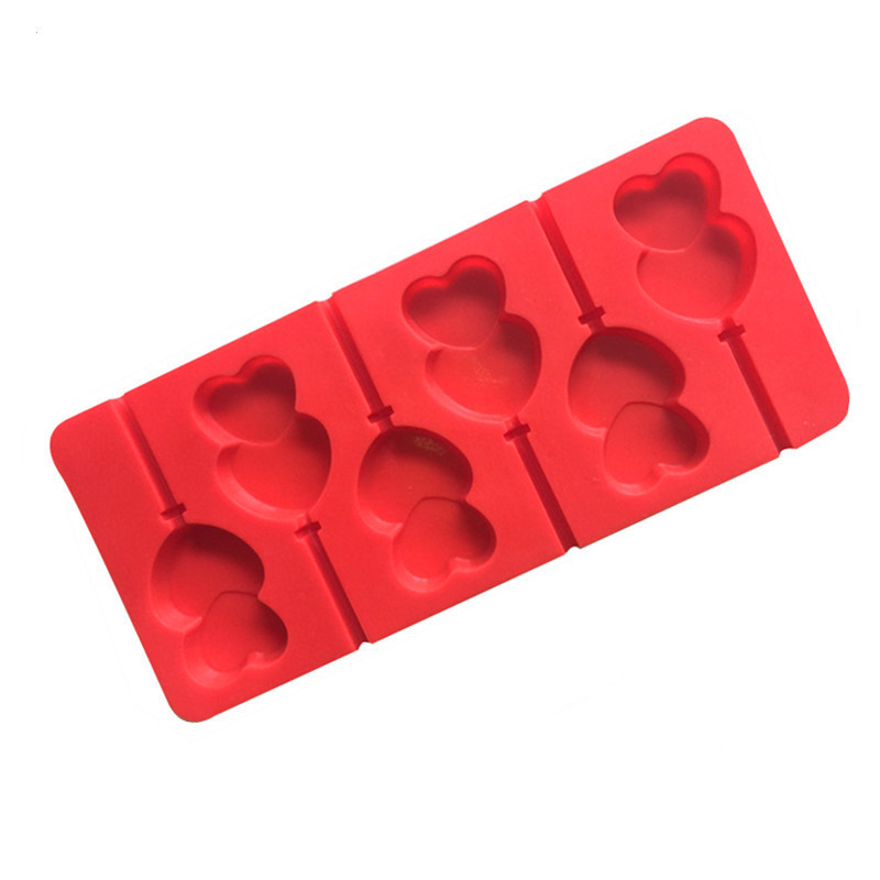 Title 2, Double Love Silicone Lollipop Baking Mold